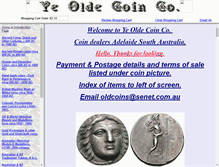 Tablet Screenshot of oldcoin.com.au